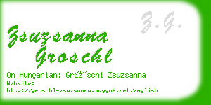 zsuzsanna groschl business card